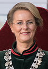 Das Bild zeigt Andrea Sauer, Appeltatenmajestät 2018