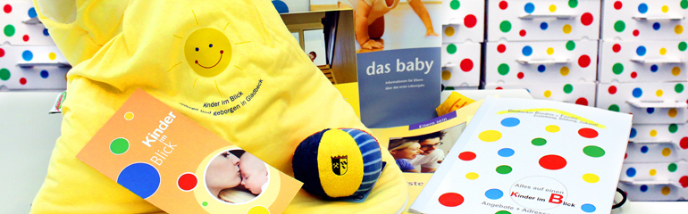 Bild von einem Babykoffer