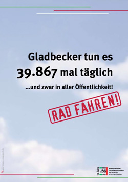 Das Bild zeigt das Radplakat